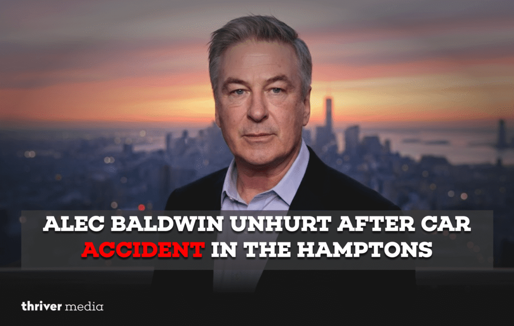 Alec Baldwin Unhurt After Car Accident in the Hamptons
