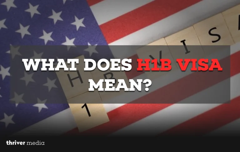 What does H1B Visa mean?