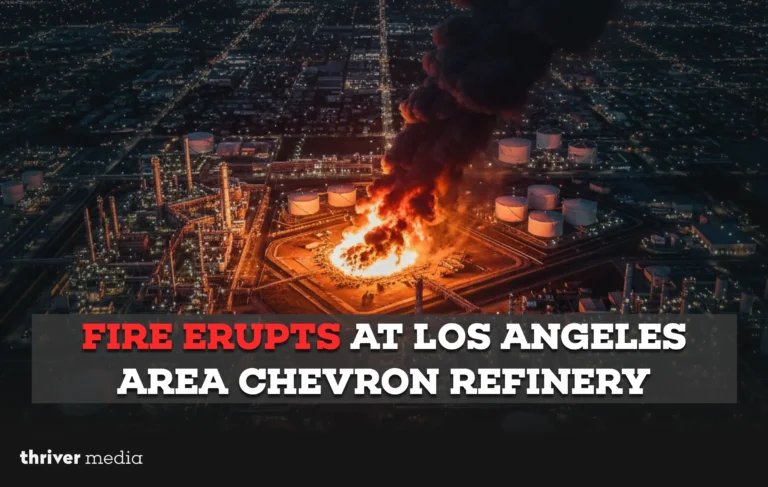 Fire Erupts at Los Angeles Area Chevron Refinery