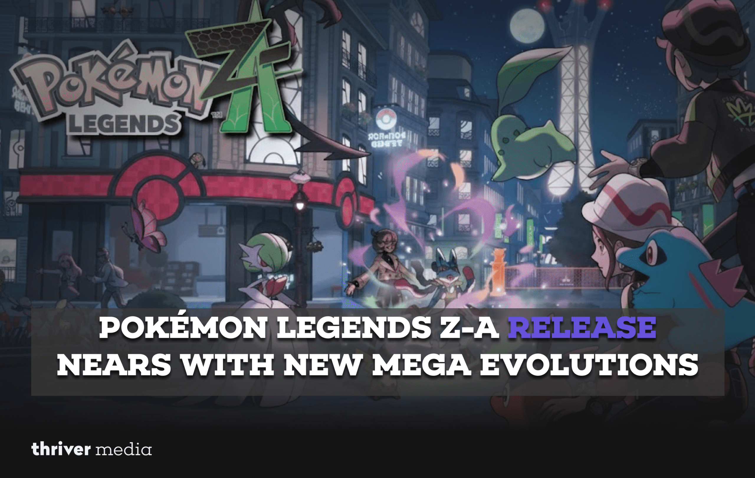 Pokémon Legends Z-A Release Nears with New Mega Evolutions