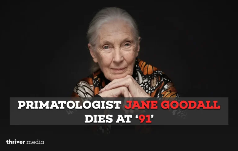 Primatologist Jane Goodall