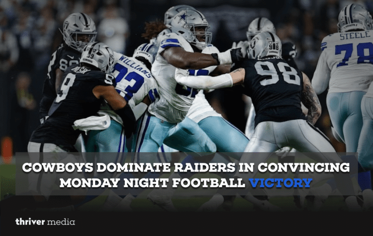 Cowboys Dominate Raiders in Convincing Monday Night Football Victory