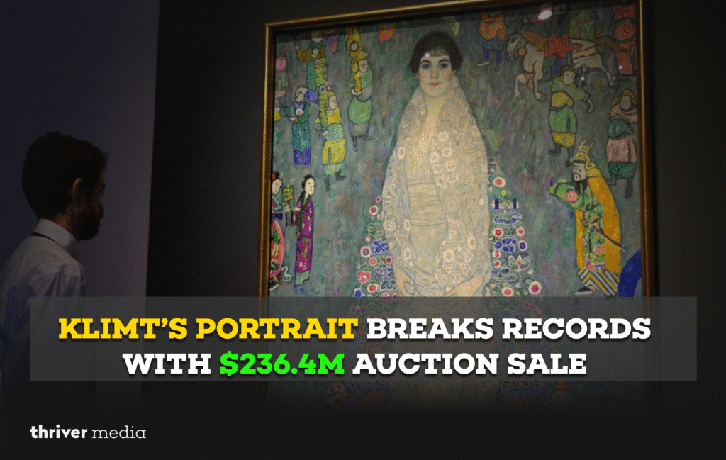Klimt’s Portrait Breaks Records With $236.4M Auction Sale