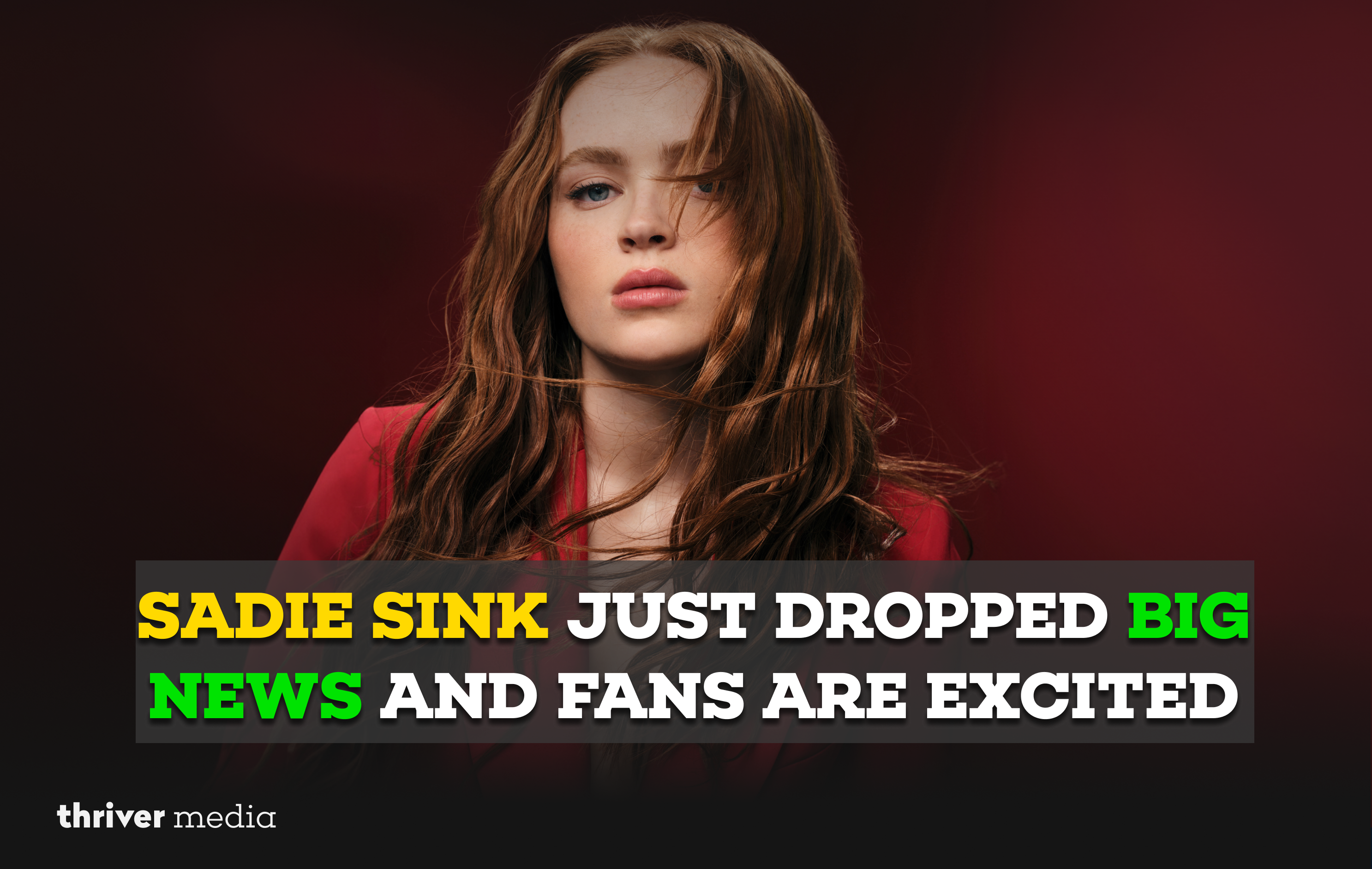 Current image: Sadie Sink Just Dropped Big News and Fans Are Excited