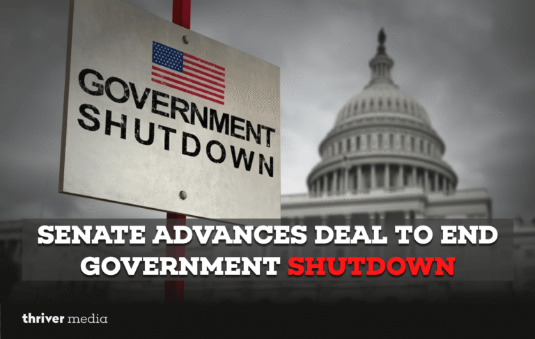 Senate Advances Deal to End Government Shutdown