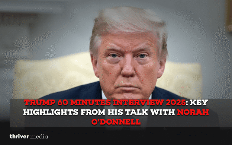 Trump 60 Minutes Interview 2025 Key Highlights from His Talk with Norah O’Donnell