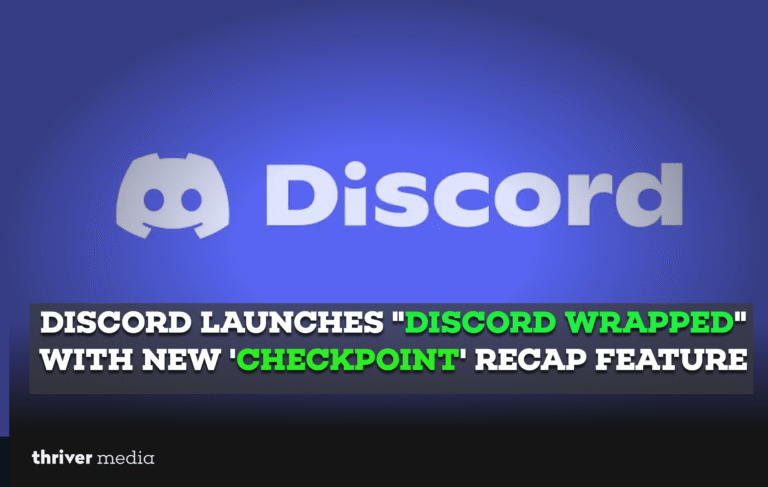 Discord Launches Discord Wrapped with New Checkpoint Recap Feature