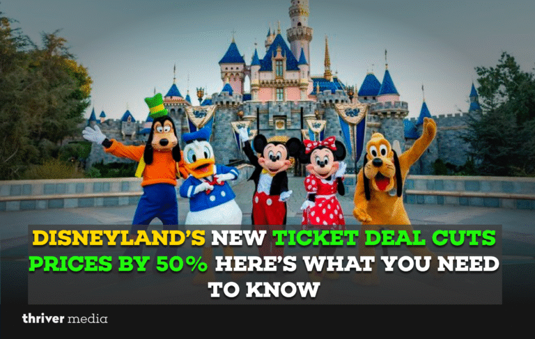 Disneyland’s New Ticket Deal Cuts Prices by 50% Here’s What You NEED to Know