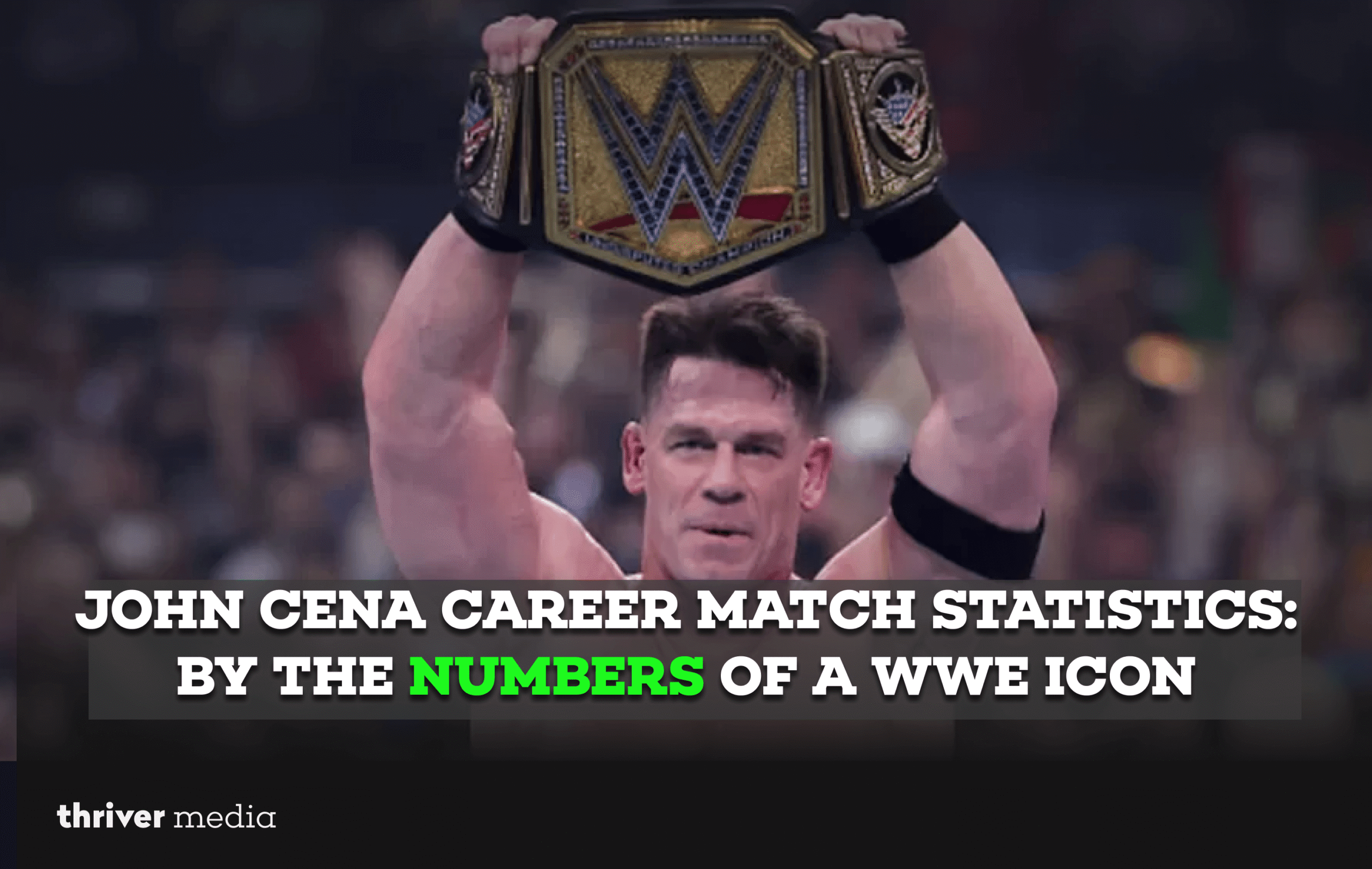John Cena Career Match Statistics By the Numbers of a WWE Icon