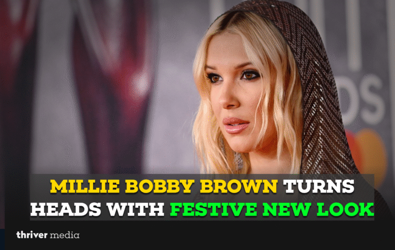 Millie Bobby Brown Turns Heads with Festive New Look