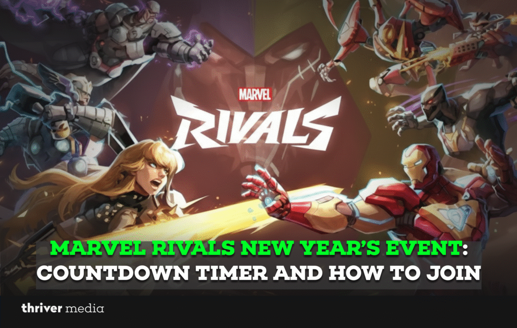 Marvel Rivals New Year’s Event: Countdown Timer and How to Join 3 Marvel Rivals New Year’s Event artwork showing Iron Man and other heroes facing off with a countdown celebration theme