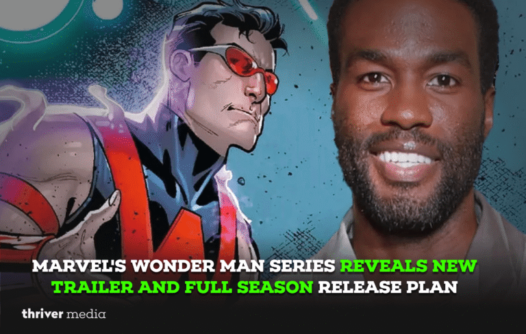 Yahya Abdul-Mateen II in Marvel's Wonder Man series trailer, with Disney+ full season release announcement.