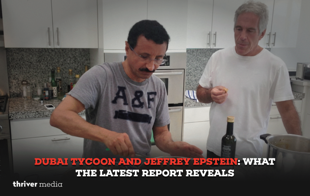Prominent Dubai business executive referenced in a news report linked to Jeffrey Epstein controversy.