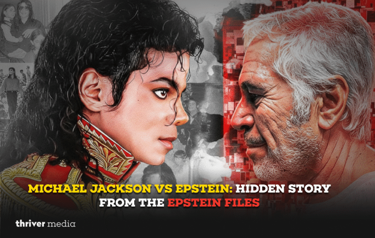 Illustrative document-style image representing the Epstein Files and a historical celebrity investigation narrative.