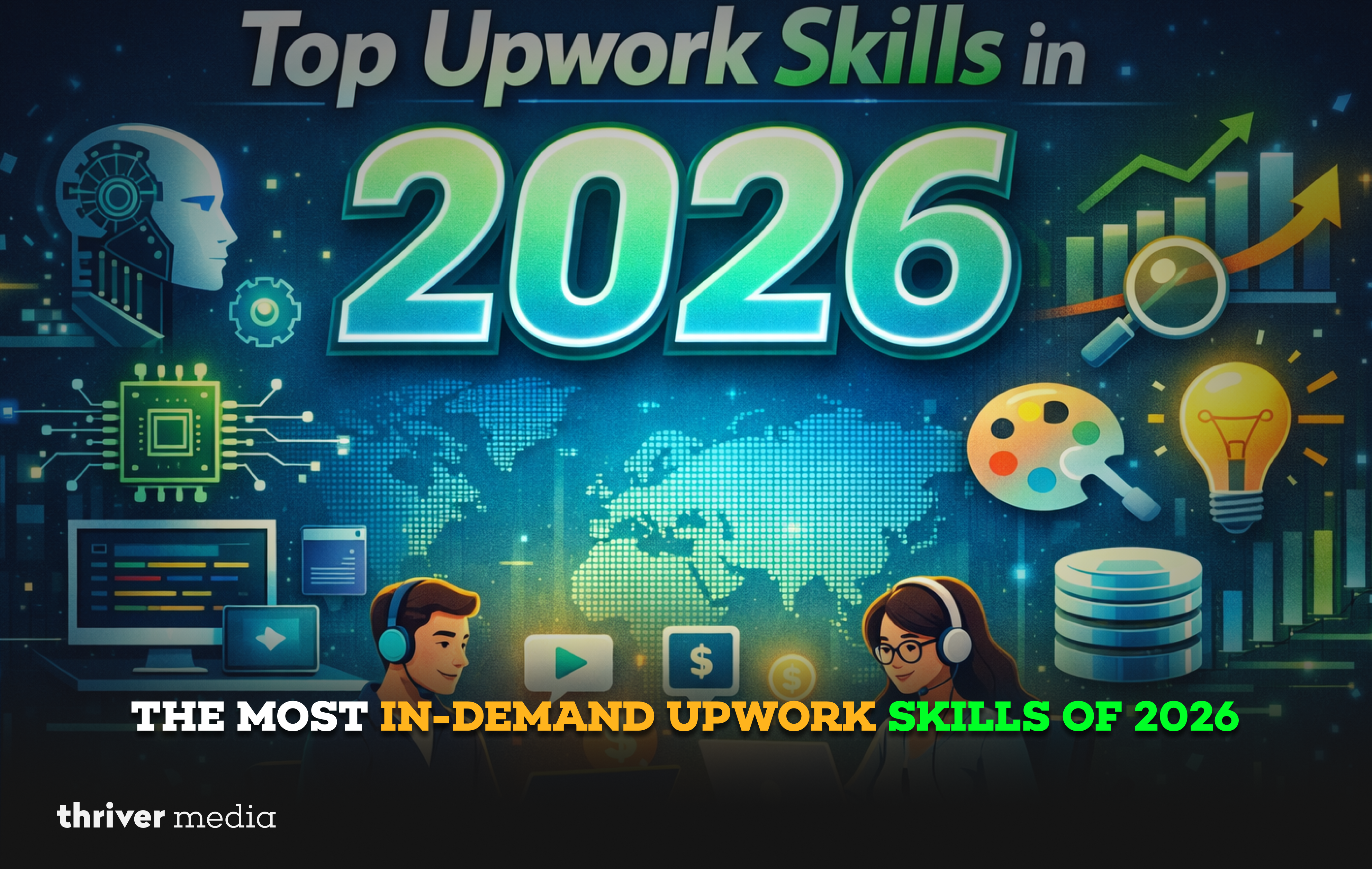 Current image: Top Upwork skills in 2026 showing AI, web development, digital marketing, design, data analytics, and freelancing trends.