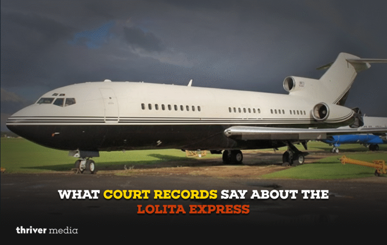 Boeing 727 private jet known as the “Lolita Express” photographed on a runway, referenced in court records tied to the Epstein investigations