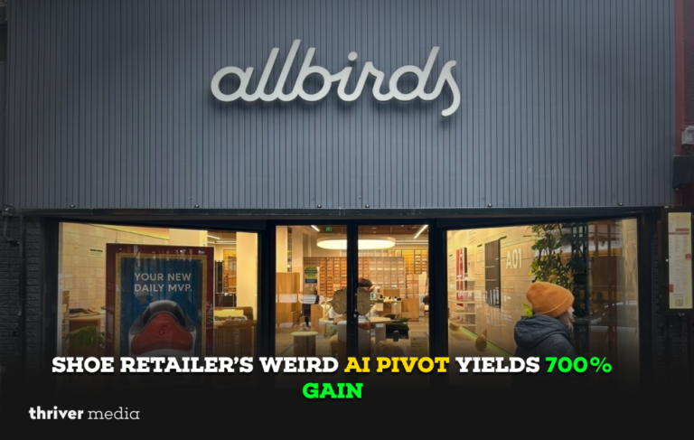 Allbirds pivots from shoes to AI, stock soars 700%
